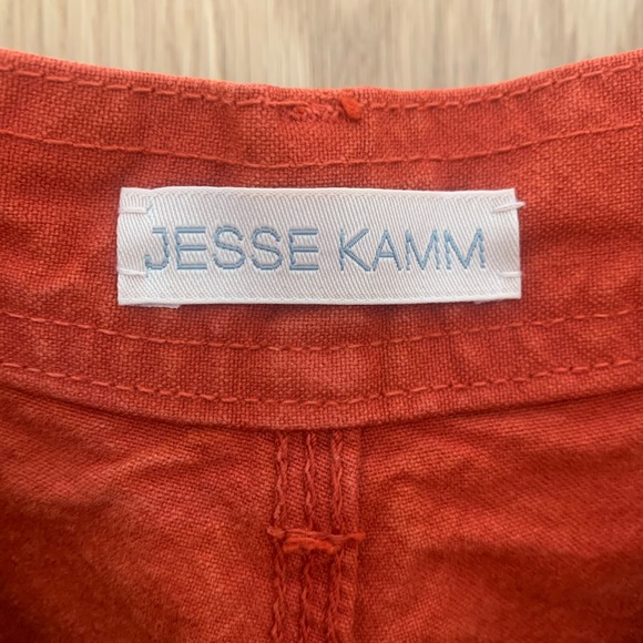 Jesse Kamm Sailor Pants Wide Leg in Iron Oxide - Picture 4 of 5